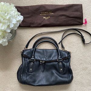Kate Spade black leather purse
